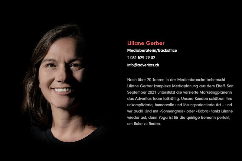 Adveritas Team Liliane Gerber