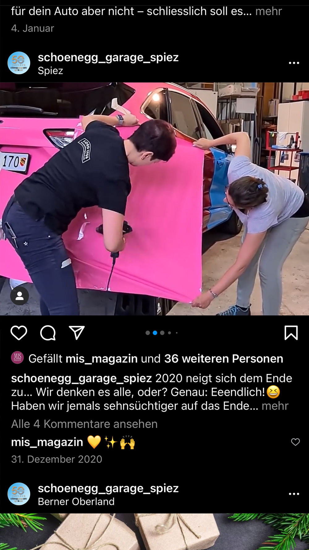 Schönegg Garage Folierung I